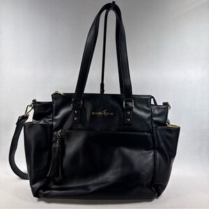 White Elm Gemini Convertible Bag Diaper Bag Laptop Bag Crossbody/Backpack READ